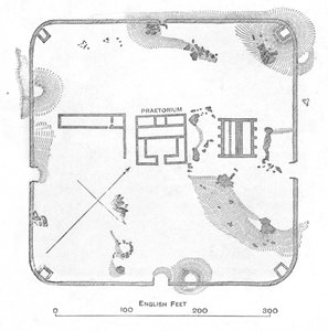 Plan du fort de Hardknott, Cumberland, 1902 - Unbekannt