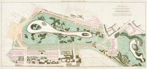 Plan du parc St James, Westminster, Londres, 1710 - Unbekannt