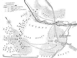 Plan de la bataille de Ghingilovo, vers 1880 - Unbekannt