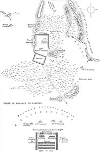 Plan de la bataille de Hasheen, 20 mars 1885 - Unbekannt