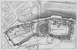 Plan du château, 1895 - Unbekannt