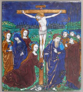 Plaque avec la Crucifixion, français, 16e siècle - Unbekannt