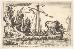 Planche 8 : Polyphème et Palémon conduits par Cérès - Unbekannt