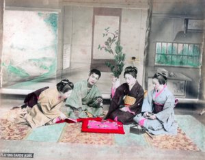 Cartes à jouer, Kobe, Japon
