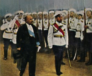 Poincaré né en 1860 et Tsar Nicolas II 1868-1918, 1934