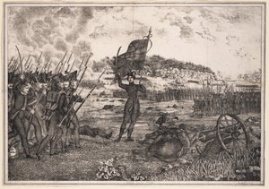 Scène de guerre polono-russe, 1831