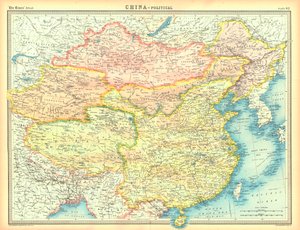 Carte politique de la Chine