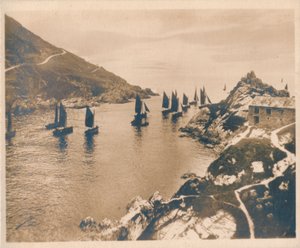 Port de Polperro et rochers de Peak