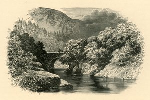 Pont Aberglaslyn, nord du Pays de Galles, vers 1890 - Unbekannt