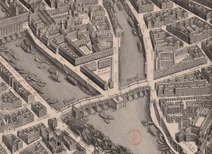 Pont Neuf. Plan de Paris, dit Turgot
