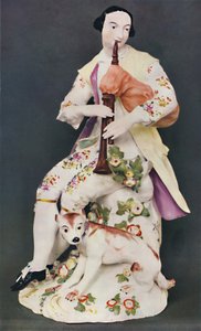 Figure en porcelaine marquée WD-CO. Derby, vers 1760 - Unbekannt