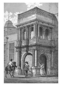 Porche à Audley End, Essex, vers 1840 - Unbekannt