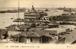 Port-Saïd. - Vue générale du port. - LL., vers 1918-1939 - Unbekannt