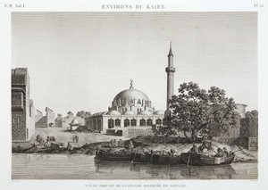 Port et Grande Mosquée de Boulaq, Le Caire, Égypte, vers 1798 - Unbekannt
