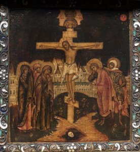 Triptyque portatif : La Crucifixion, 1600s