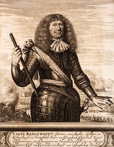 Portrait de Carl von Rabenhaupt 1602-1675 De: Schauplatz des Krieges, 1675 - Unbekannt