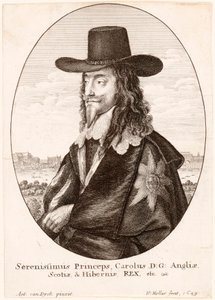 Portrait de Charles Ier, pub. 1649 - Unbekannt