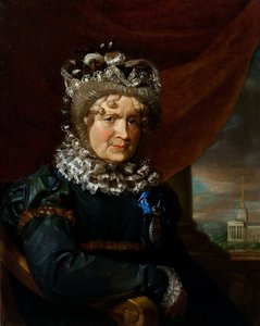 Portrait de Charlotte von Lieven, née von Gaugreben 1743-1828, 1831 - Unbekannt