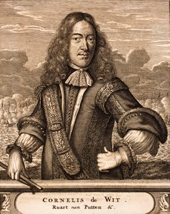 Portrait de Cornelis de Witt 1623-1672 De : Schauplatz des Krieges, 1675 - Unbekannt