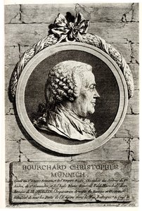 Portrait du comte Burkhard Christoph von Münnich - Unbekannt