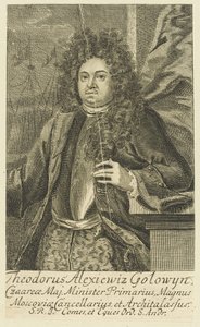 Portrait du comte Feodor Alekseyevich Golovin 1650-1706, 1706