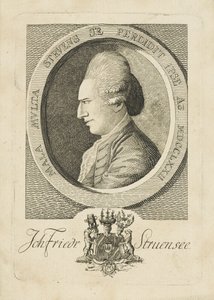 Portrait du comte Johann Friedrich Struensee 1737-1772, 1773 - Unbekannt
