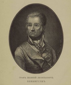 Portrait du comte Levin Leonty August Theophil von Bennigsen 1745-1826 - Unbekannt