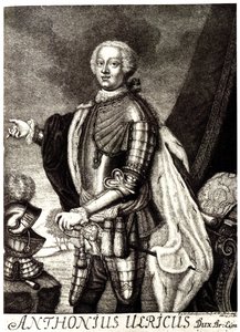 Portrait du duc Anthony Ulrich de Brunswick 1714-1774 - Unbekannt