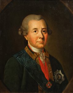 Portrait de Fyodor Ivanovich Wadkowski 1712-1783