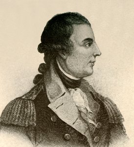 Portrait du général Montgomery, montrant une cravate en soie noire, cheveux en queue