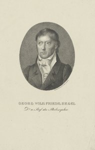 Portrait de Georg Wilhelm Friedrich Hegel 1770-1831 - Unbekannt