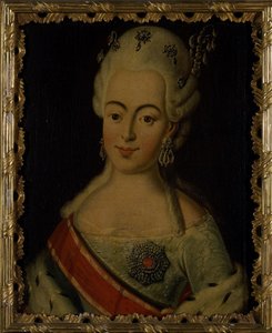 Portrait de la Grande-Duchesse Natalia Alexeyevna de Russie 1755-1776, Princesse Wilhelmina Louisa de Hesse - Unbekannt