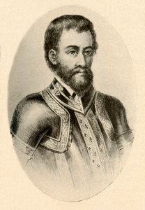 Portrait de Hernando De Soto, montrant l
