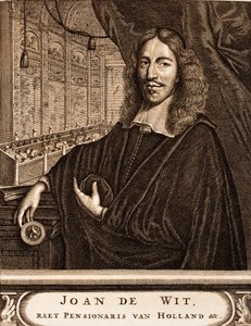 Portrait de Johan de Witt 1625-1672 De: Schauplatz des Krieges, 1675 - Unbekannt