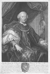 Portrait de Johann Karl Philipp Graf von Cobenzl 1712-1770