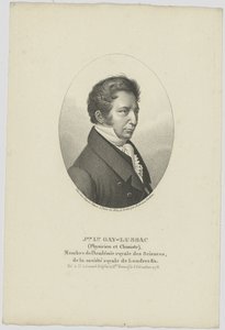 Portrait de Joseph Louis Gay-Lussac 1778-1850, vers 1824 - Unbekannt