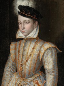 Portrait du roi Charles IX de France 1550-1574, vers 1560. - Unbekannt