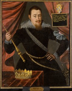Portrait du roi Christian IV de Danemark 1577-1648 - Unbekannt