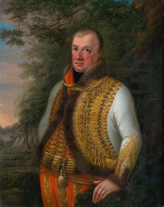 Portrait de Leopold Pálffy dans un paysage - Unbekannt