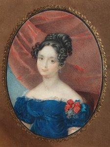 Portrait de Maria Jakovlevna Naryshkina, née Lobanova-Rostovskaya, 1840s - Unbekannt