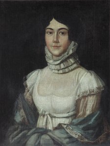 Portrait de Maria Mikhaylovna Lermontova 1795-1817, années 1810