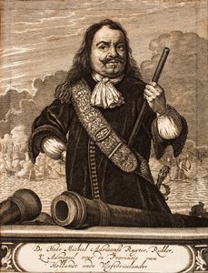 Portrait de Michiel de Ruyter 1607-1676 Schauplatz des Krieges, 1675 - Unbekannt
