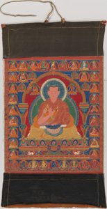 Portrait de Munchen Sangye Rinchen, le huitième abbé du monastère de Ngor, fin du 16e siècle - Unbekannt