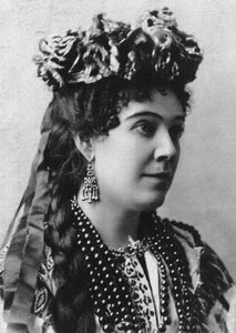 Portrait de Nadezhda Ivanovna Zabela-Vroubel 1868-1913, 1898 - Unbekannt