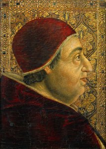 Portrait du pape Alexandre VI 1431-1503, années 1490 - Unbekannt