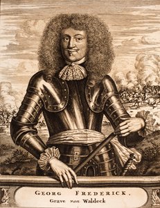 Portrait du prince Georg Friedrich de Waldeck 1620-1692 De : Schauplatz des Krieges, 1675 - Unbekannt