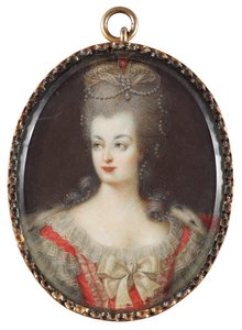 Portrait de la Reine Marie-Antoinette de France 1755-1793, Milieu du 18ème siècle - Unbekannt