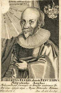 Portrait de Robert Fludd 1574-1637, XVIIe siècle - Unbekannt