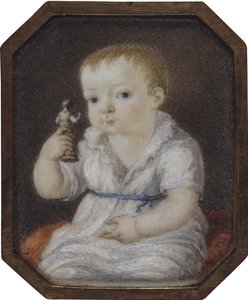 Portrait de Sergey Ivanovich Volkov enfant, vers 1808 - Unbekannt
