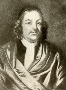 Portrait de Simon Bradstreet, en robe et chapeau, vers 1640, 1937 - Unbekannt